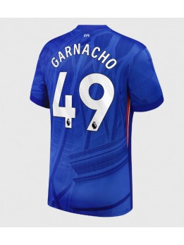 Muži Futbalové oblečenie Chelsea Alejandro Garnacho #49 2025-26 Krátky Rukáv - Domáci